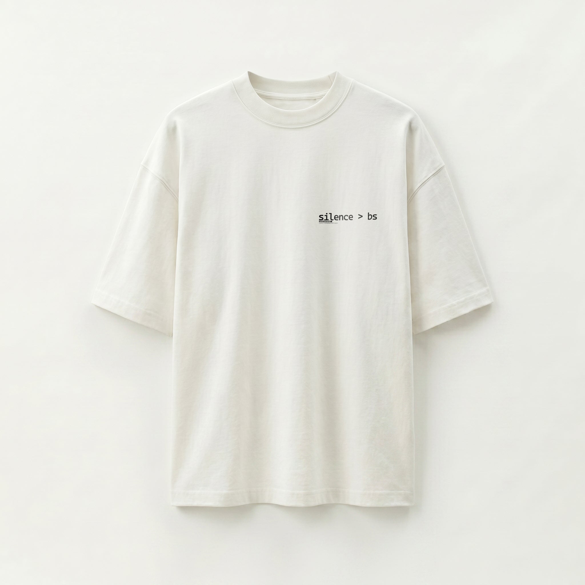 T-Shirt | Silence > BS (MFT01-04) | Vol. 1: The Manifesto