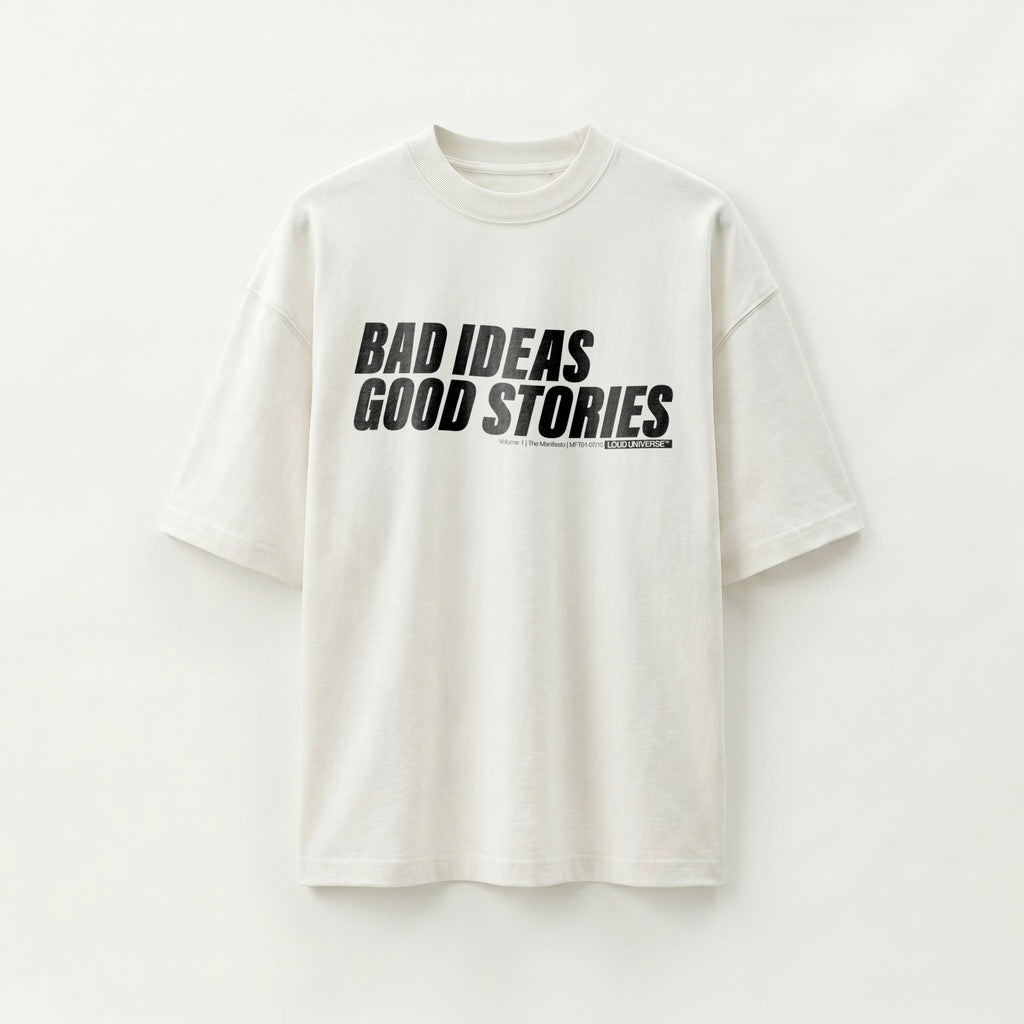 T-Shirt | bad ideas, good stories (MFT01-07) | Vol. 1: The Manifesto