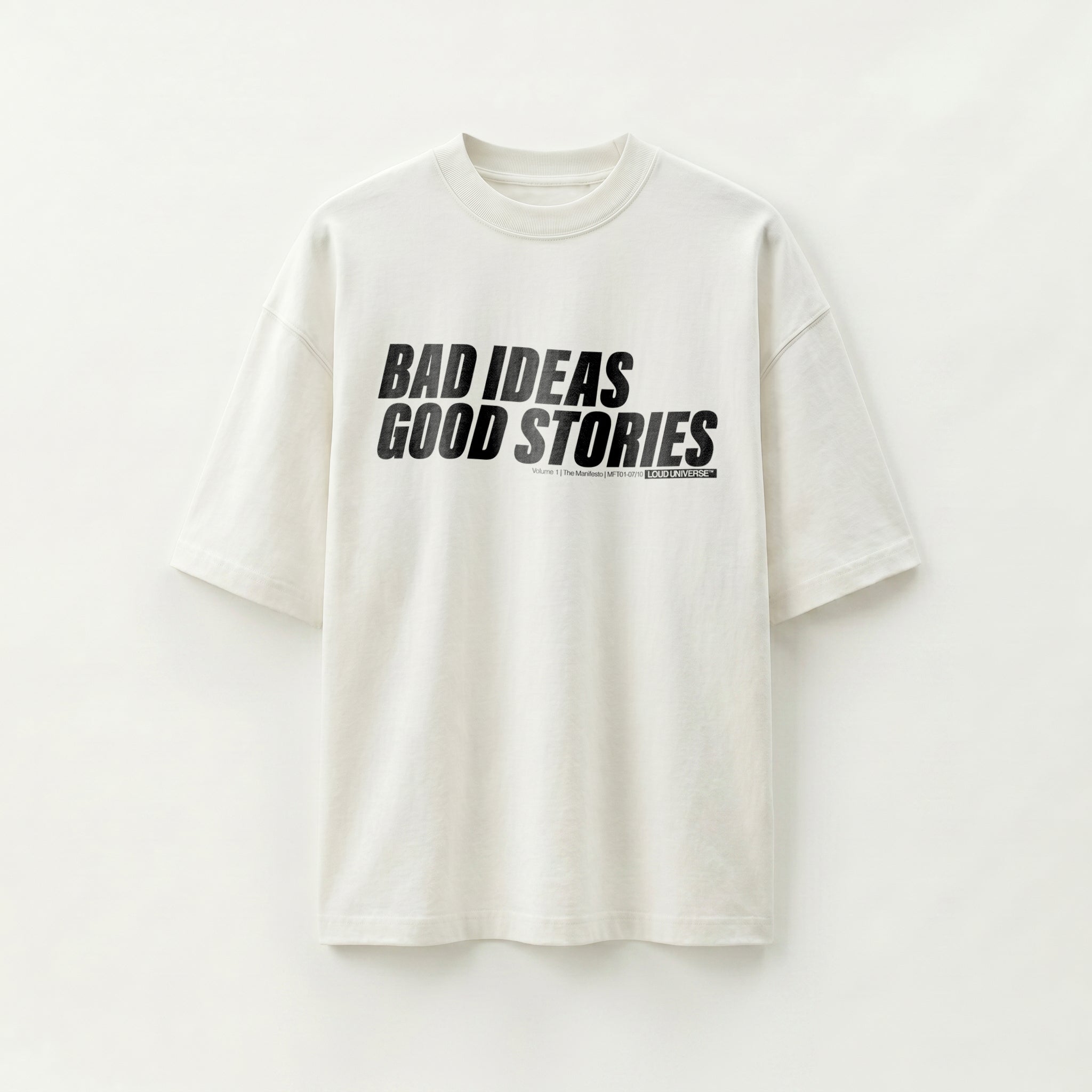 T-Shirt | bad ideas, good stories (MFT01-07) | Vol. 1: The Manifesto