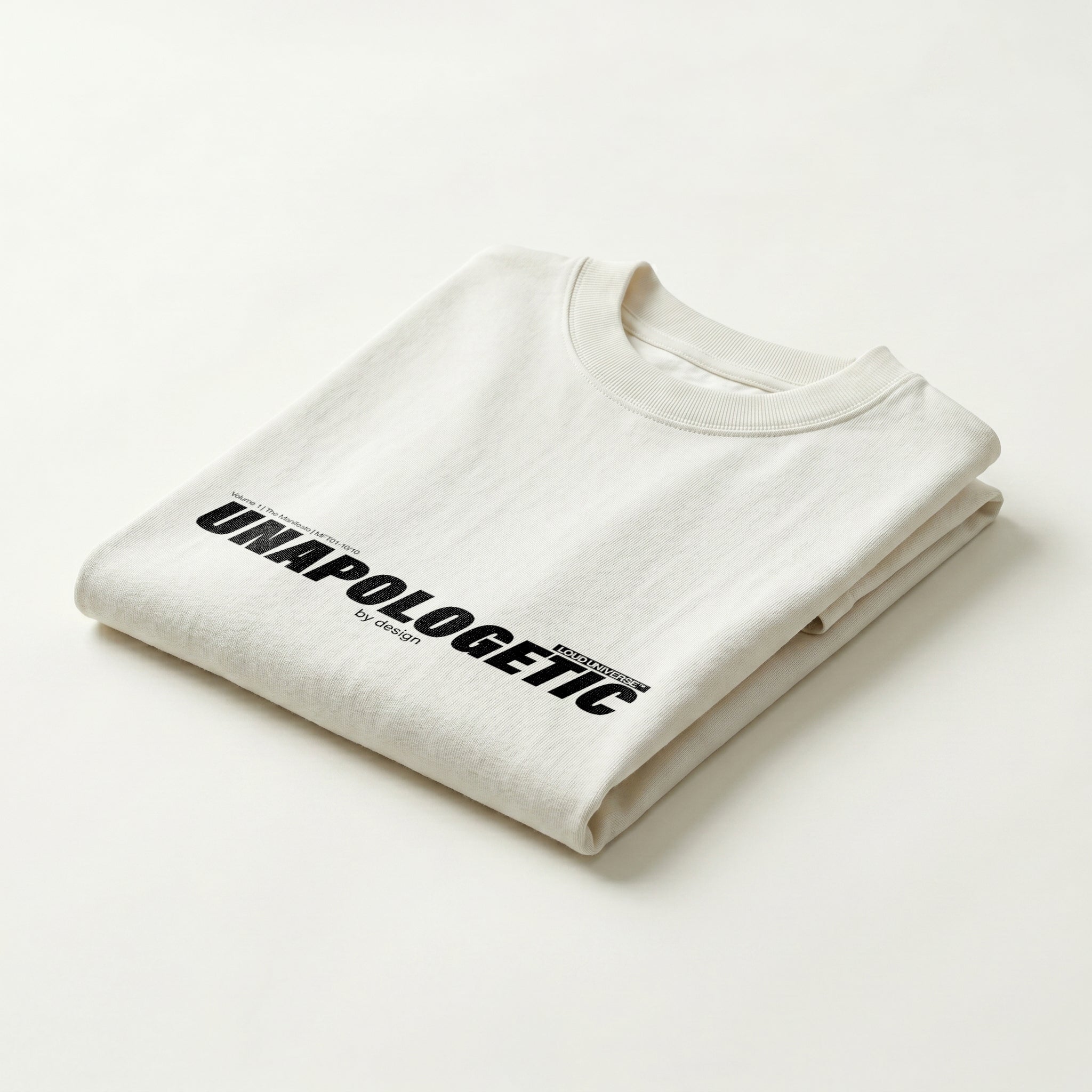 T-Shirt | unapologetic by design (MFT01-10) | Vol. 1: The Manifesto