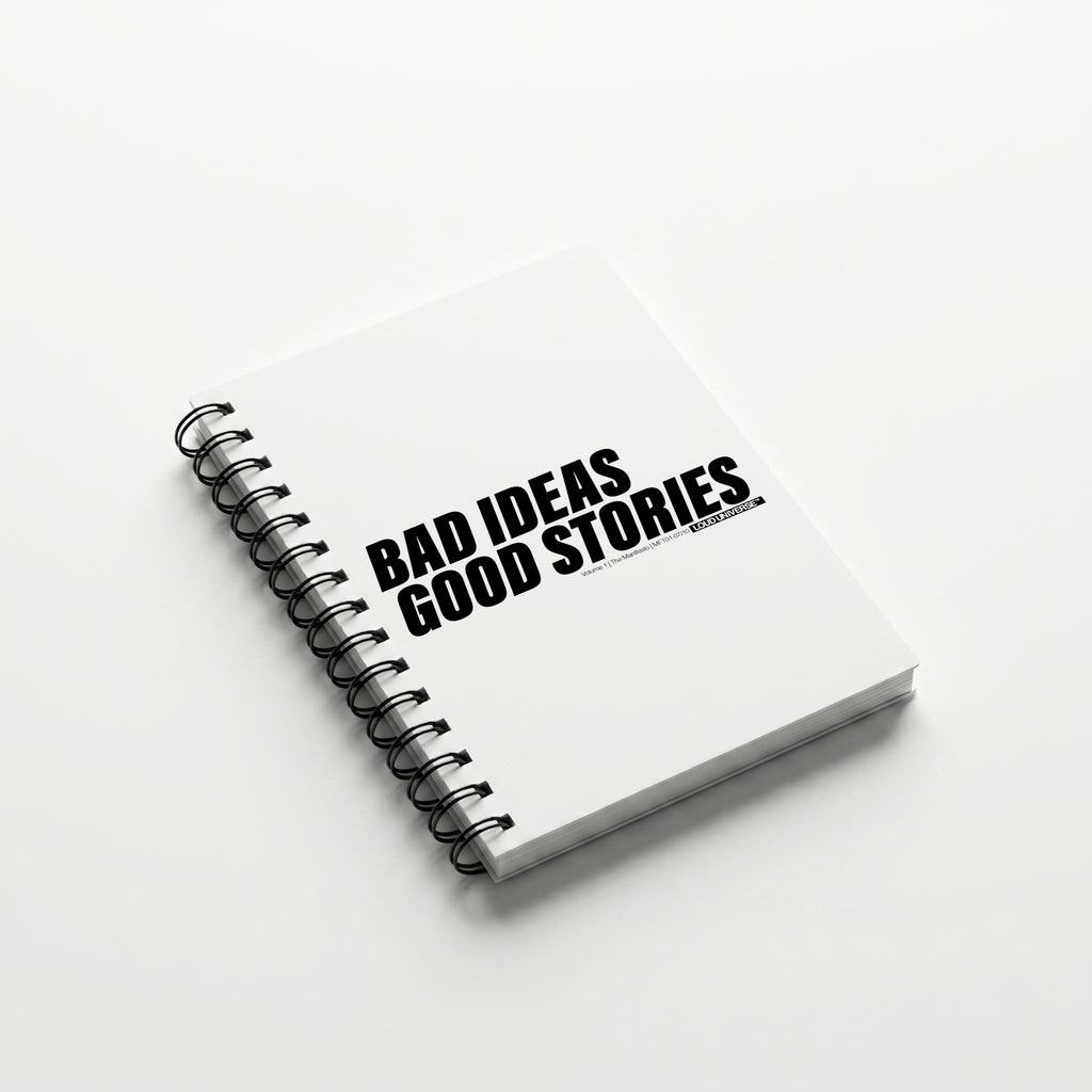 Spiral Notebook | bad ideas, good stories (MFT01-07) | Vol. 1: The Manifesto